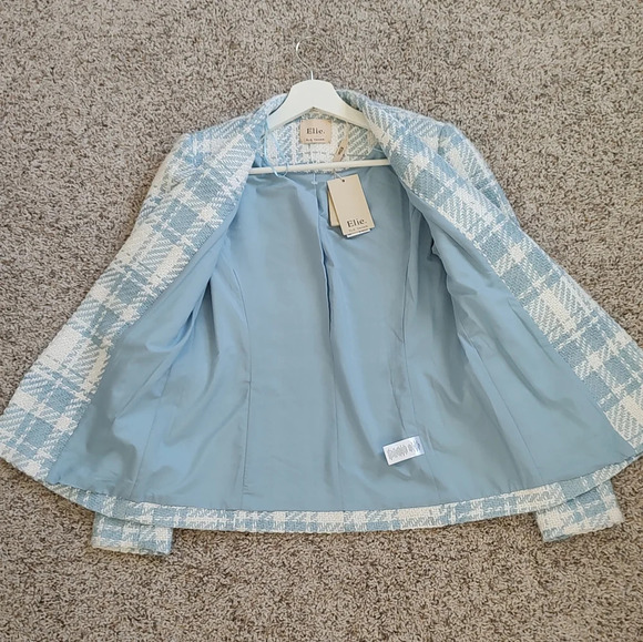 Elie Tahari NWT Tweed Blazer XS - Picture 6 of 8